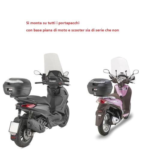 Coffre de moto 34L TOPCASE E340 compatible avec la Scorpa TY S175F - 5