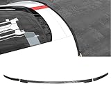 【Einfache Installation】: Der Spoiler ist für eine einfache Selbstmontage konzipiert. 3M doppelseitiges Klebeband auf der Rückseite zum einfachen Abziehen und Aufkleben. Ohne Bohrer oder Modifikationen kann der Spoiler später ohne Beschädigung des Lacks entfernt werden.