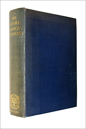 The Oxford Classical Dictionary
