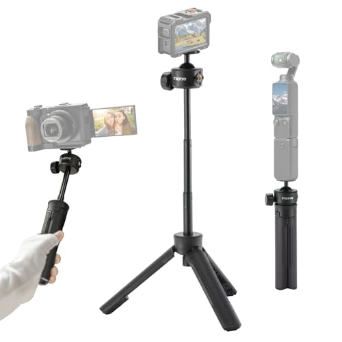TILTA ポール デスクトップ自撮り三脚 DJI Pocket 3 Pocket 4用 - ブラック TT-SS-BH-B
