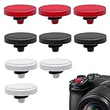 9 Stück Metall Auslöseknopf Kamera, Aluminiumlegierung Konkaver Auslöser Knopf Weichen Auslöseknopf für Fuji X100F X-T30 X-T3 X-T20 X-T2 X-T10 X-Pro2 X-E3 Kompatibel mit Leica M9 und Sony RX1R II