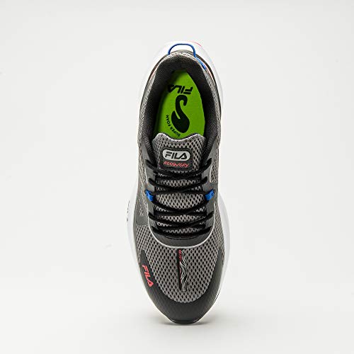 Tênis Recovery, Fila, Masculino, Preto/Grafite/Vermelho, 40
