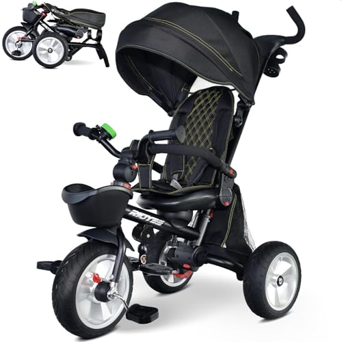 RIDYEE 7-in-1 Folding Toddler Tricycle image