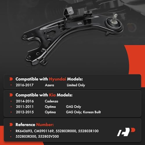 A-Premium Rear Right Control Arm, Compatible with Kia & Hyundai by A-Premium - Used condition - Image 2