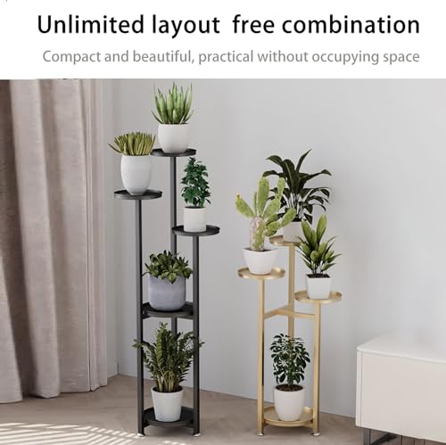 Etagere Plante 4/5 Etages Support Fleurs Blanc 80cm - 6