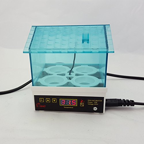 Backbayia 4-œuf Box Inkubator Eiern Brutmaschine zu Ei Automatische prise-eu – Bild 6
