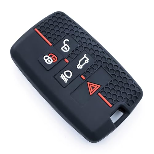 Coque en silicone clé Range Rover Evoque Discovery télécommande 5 boutons - 6