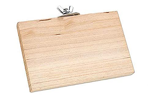 Sage Square 6 Inches / 15.25 cm Natural Wood Platform Cum Perch Cum Stand Bird Toy Ideal for Lovebird, Budgerigar, Parrot, Cockatiel, Finch, Canary, Budgeri (Light Weight) (B07QW7LZRZ) Amazon Price History, Amazon Price Tracker