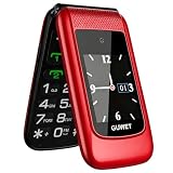Guwet Seniorenhandy Klapphandy ohne Vertrag,Dual SIM 2G GSM mit SOS Notruftaste,Rentner Handy Großen Tasten mit 1600mAh Akku,USB C,2.4