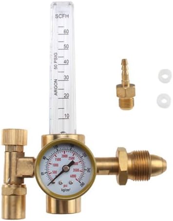 Argon CO2 Mig Tig Flow meter Welding Weld Regulator Gauge Gas Welder Part CGA580