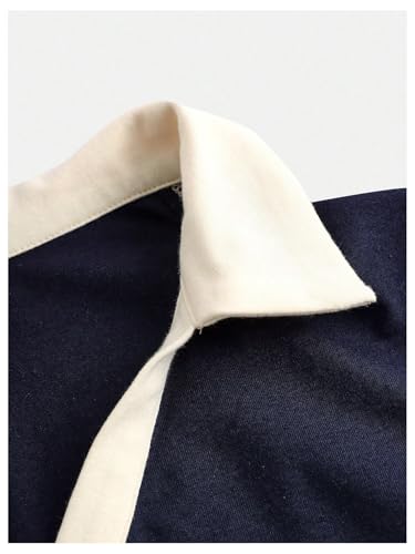 Floerns Girl's Cherry Embroidery Short Sleeve T Shirts Contrast Collar Tee Shirts3