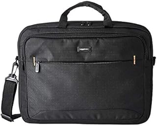 Amazon Basics 15.6-Inch Laptop Computer and Tablet Shoulder Bag Carrying Case, Black