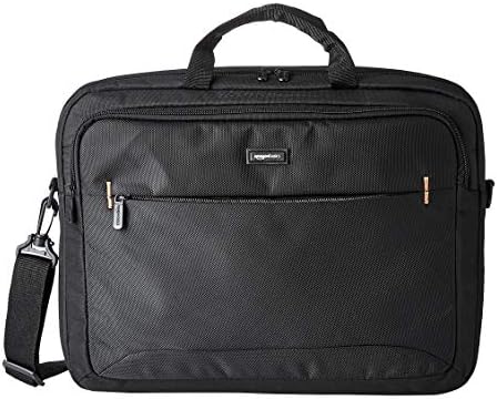 Amazon Basics 17.3-Inch Laptop Case Bag, Fits Dell, HP, ASUS, Lenovo, MacBook Pro and more, Black