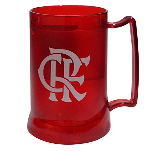 Caneca Gel Crf Flamengo Vermelha 400ml