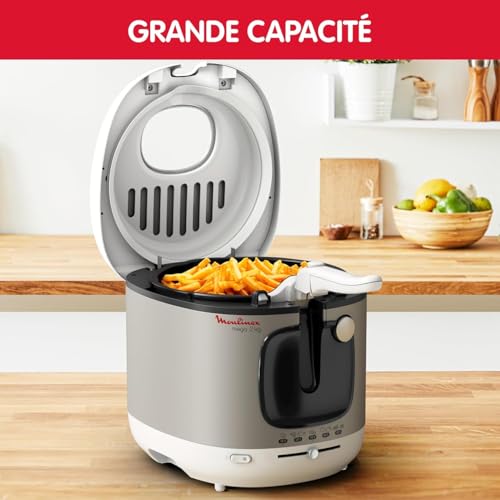 Friteuse Moulinex AM480070 3 L et son Coupe-frites pour en finir avec la corvée