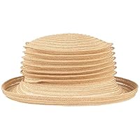 Mayser Belma Sommer Faltenhut Strohhut Urlaubshut (One Size - Natur)