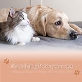 Hitchuey 3er-Pack Haustierhandtücher, 40 x 70 cm, super saugfähig, schnelltrocknend, Wiederverwendbare Mikrofaserhandtücher für kleine und mittelgroße Hunde und Katzen