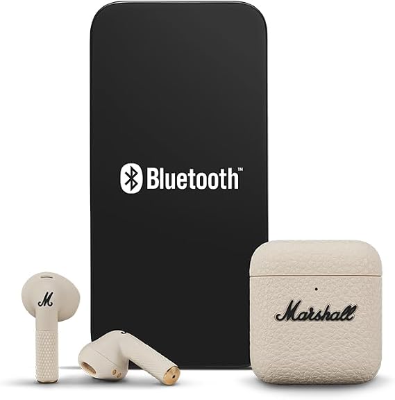 Marshall Minor IV BT,TWS, Cream Color