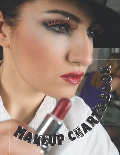 MakeUp charts book: Professional Blank Face Chart for Make-up Artist