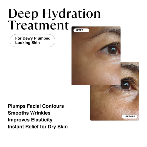 Matkas Korean Triple Pure Hyaluronic Acid Serum For Face + 2% Niacinamide B3 + Vitamin B5 + 8 Peptides For Deep Firming, Plump Wrinkles, Hydrating Dewy Skin, Anti Aging Acido Hialuronico Facial Serum #TOP1