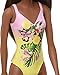 Barbie Fasshion Doll, Beach-Themed Brunette Wearing Pink & Yellow Floral Swimsuit