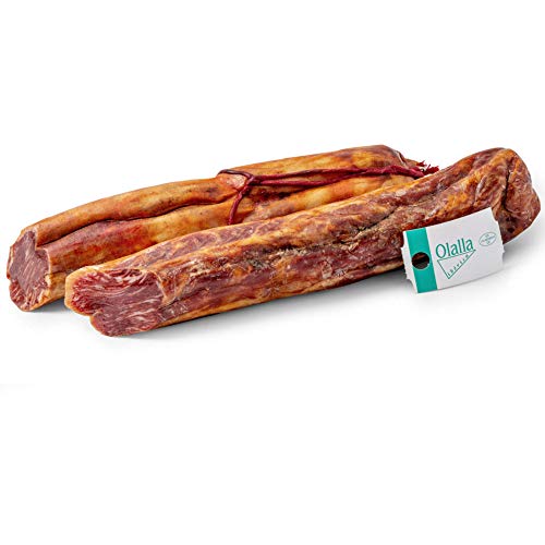 1,2 kg Longe Iberique PATA NEGRA de Cebo de Campo Iberico 50% Iberique - Lomo Iberico Espagnol - Charcuterie Espagnole - Saucisson Sec Iberique - Viande Seché...