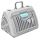 SportPet Designs Sport Pet Faltbare Tragetasche für Katzen mit wasserdichtem Bett – Haustür, Kunststoff, zusammenklappbar, Grau (CM-10064-CS01)