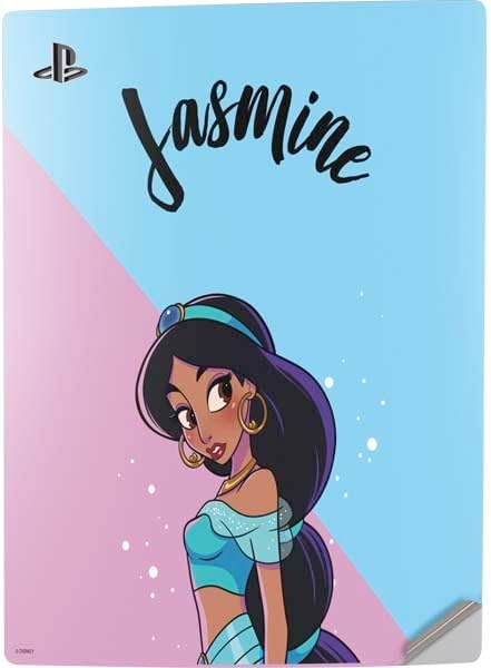 Skinit Decal Gaming Skin Compatible with PS5 Digital Edition Console - Officially Licensed Disney Jasmine Design