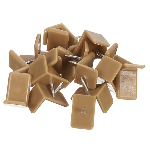 QUARKZMAN Cassetti Scorrevoli 20pz 12,7x19x13mm - Plastica Cassetto Guides e Stoppers L Forma Tack-in Dresser Cassetti Scorrevoli Cassetto Glides per Repairing Comò