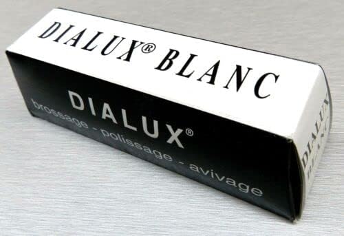 Dialux Jewelry Polishing Compounds 4 Bars Assortment of Rouge Polish Gold and Silver 1 Bar of Each Type Red/Blue/White/Green by JTS