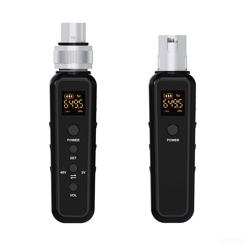 Sistema XLR inalámbrico UHF para un rendimiento en escenario en vivo libre de cables