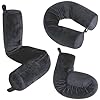 Dotdot Twist Memory Foam Travel Pillow For Neck Chin Lumbar And Leg Support Neck Pillows For Sleeping Travel Airplane For Side Stomach And Back Sleepers Adjustable Bendable Roll Pillow