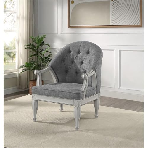 Sillón Tela Plegable Gris miniatura 2