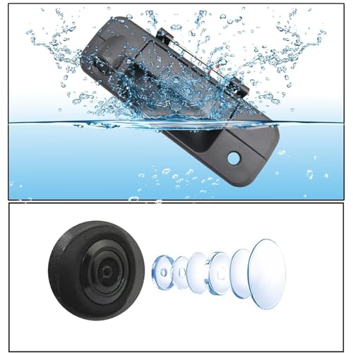 Image of FZJDSD Tailgate Handle Backup Camera Compatible with Toyota Tundra 2007-2013 Replaces 69090-0C051 86790-34011 86790-34030 Rear View Park Assist Camera with RCA Plug