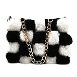 Griffh？he: 20 cm, goldene Metallkettenl？nge: 120 cm; Bitte vergleichen Sie die Gr？？e mit der Tasche, die Sie haben, bevor Sie eine Bestellung aufgeben, um die gewünschte Gr？？e sicherzustellen