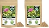 Alpi Nature Mariendistel Pulver 1kg, Mariendistelsamen gemahlen, Mariendistel Samen gemahlen (Packung mit 2)