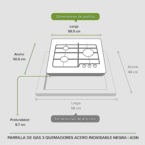 Estufa gas lp Marca AVERA (2)