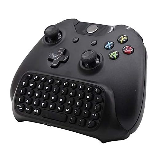 Dibiao 2. 4 GHz trådlöst tangentbord för Xbox One tillbehörskontroll chatpad knappsats