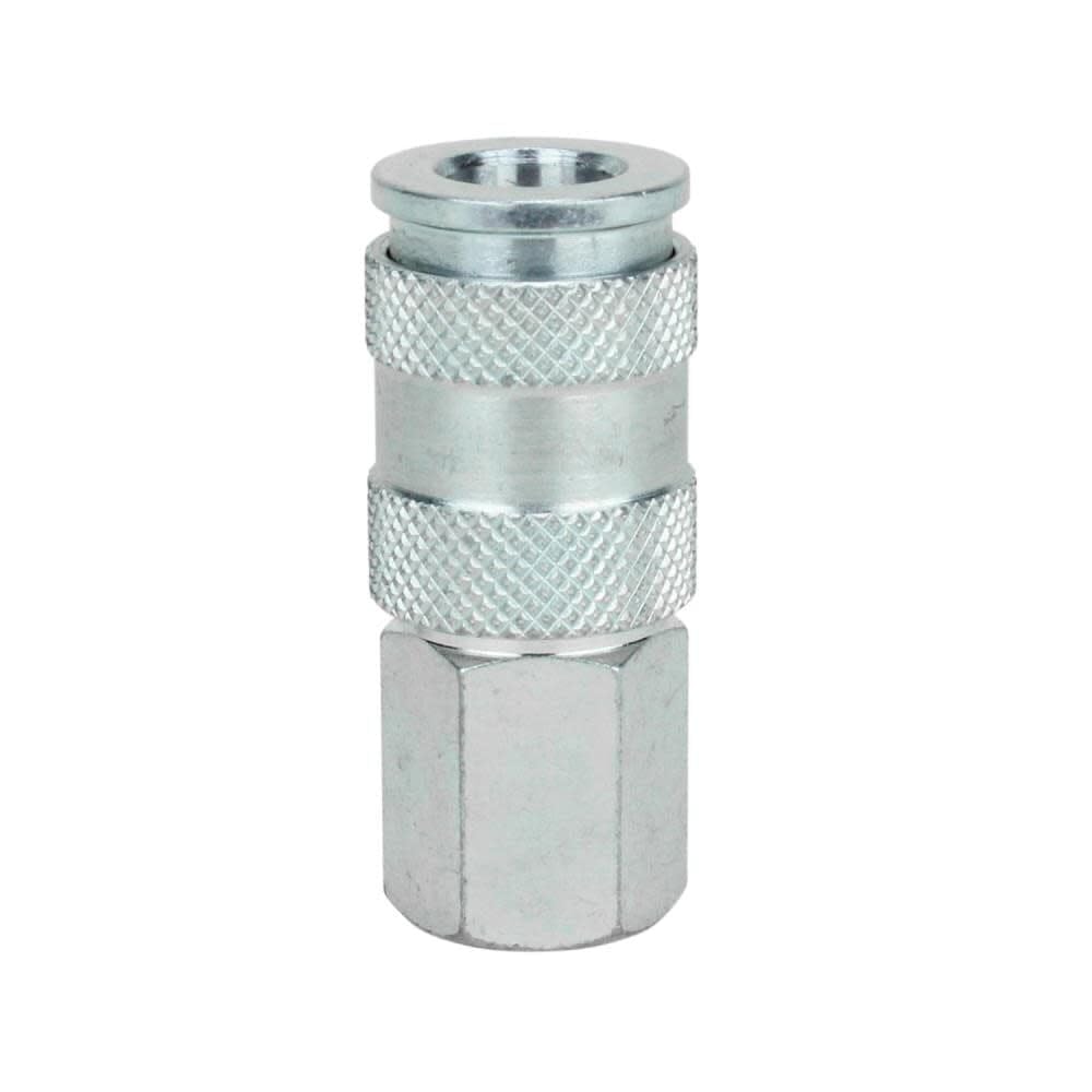 Acoplador de acero Milton S-764ST hembra de 1/4 para evitar fugas