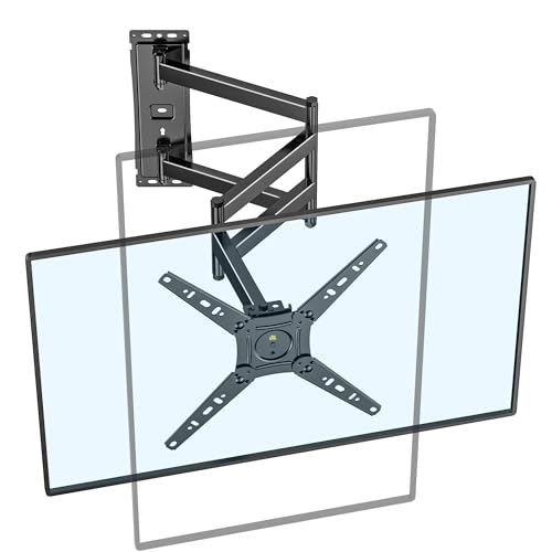 180° vridning TV-väggfäste med 1035 mm lång arm, FORGING MOUNT väggfäste, led, vridbar, hörn, TV-hållare för 17–50 tums TV upp till 30 kg, Max VESA 300 x 300 mm