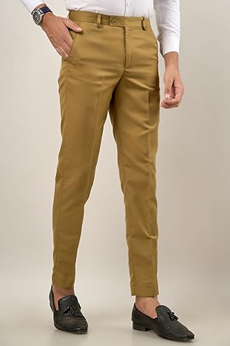 Image of VX9 Men's Formal Trousers, Smart Office & Business Wear, Classic Fit