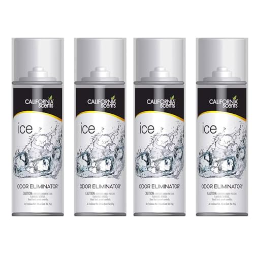 California Scents Car Fogger and Odor Eliminator (4 Packs, Ice)