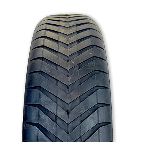 Two Duro Tire 20X4.25 Boomerang Fat Bike Tires, Semi Slick Beach Cruiser Chopper 20X4 1/4 Fat Bike Tires, Whitewall #TOP2