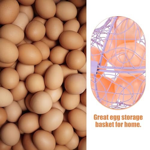 Cesta de huevos de hierro para evitar el desorden y organizar la encimera de tu cocina 8