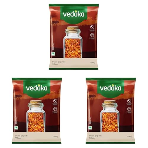 Image of Vedaka Amazon Brand - Mace (Jaipatri) Whole, Spice Pouch, 100 g (Pack of 3)