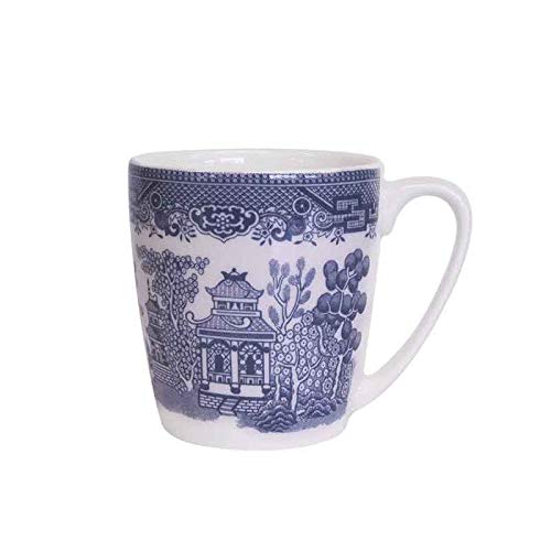 Queen's , Blu Willow Acorn, Mug 300ml, Made in England