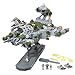 Snap Ships Forge Claymore CR-76 Combat Transport -- Build to Battle -- Features Moving Pieces and Real Firing Action -- Ages 8+