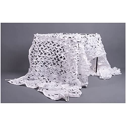 Camo Netting 5x13ft White Camouflage Net for Camping Military Hunting Shooting Sunscreen Nets … - Thumbnail 2