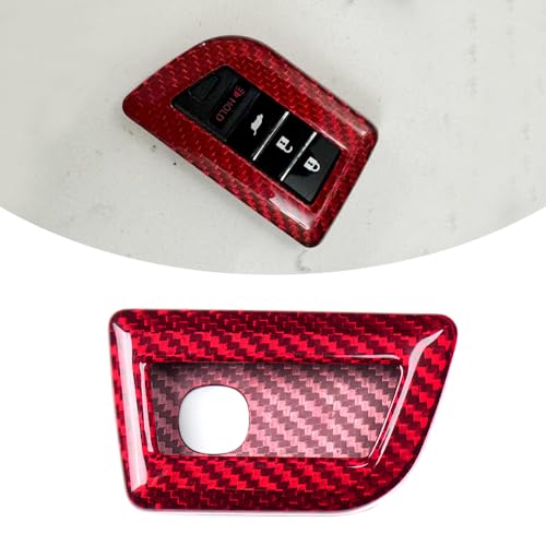Coque de clé pour Acura 2024 2025 étui de protection rouge en carbone style sport