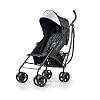 Summer Infant Ingenuity 3Dlite Convenience Stroller,Jet Black–Lightweight Stroller with Aluminum Frame,Large Seat Area, 4 Position Recline, Extra Large Storage Basket– Infant Stroller for Travel&More